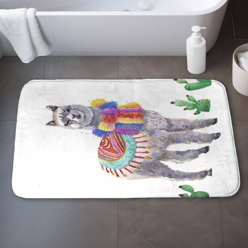Guerrette Microfiber Non-Slip Bath Mat