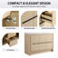 Ensemble de meuble-lavabo simple autoportant 48 po avec plateau en résine 48 po-2024603454