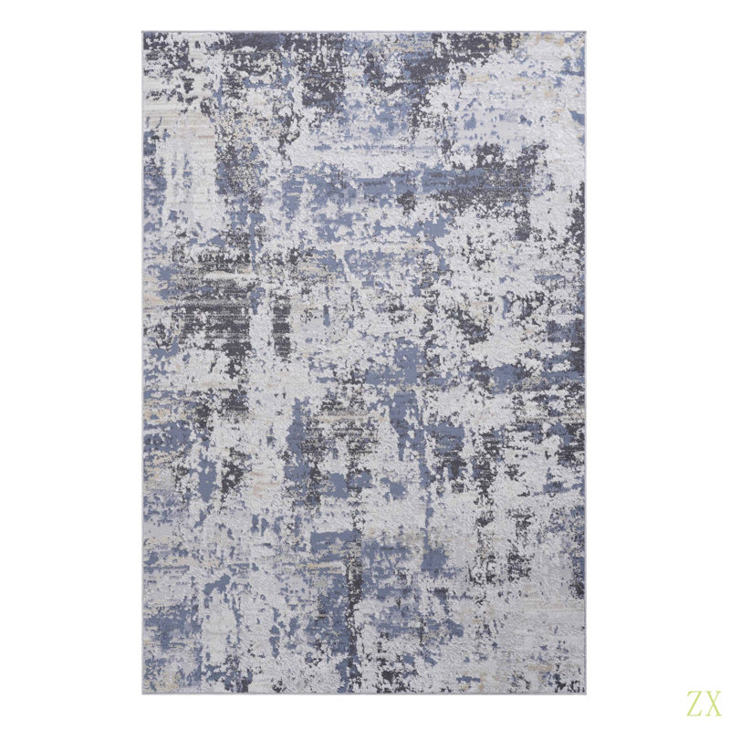 Collection 2X3 /Denim/Traditional Non-Shedding Living Room Bedroom Dining Home Office Stylish And Stain Resistant Area Rug