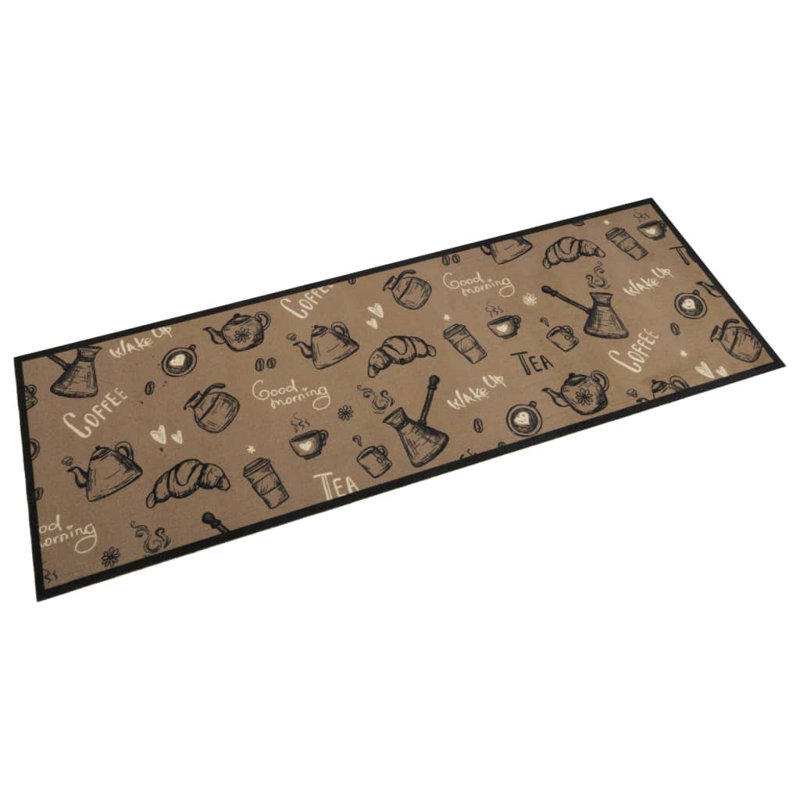 Snyderville Kitchen Mat, dark brown, 60 x 180 cm