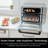 Ninja 12-in-1 DoubleStack XL Countertop Oven and Air Fryer, SmartFinish with DualZone technology, DCT601