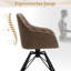 Omusa 44.5cm H Tufted Upholstered Metal Side Chair-1115096218