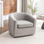 Fauteuil demi-tonneau pivotant de 33,5 po Odey-1681746783
