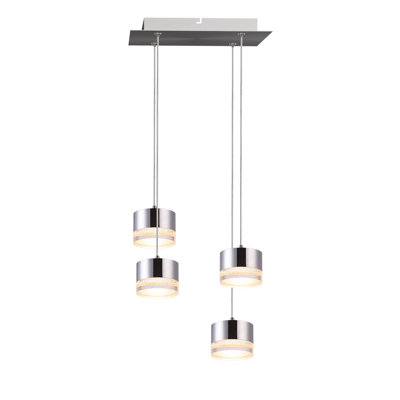 Luminaire suspendu tambour 4 lumières Barnsdall