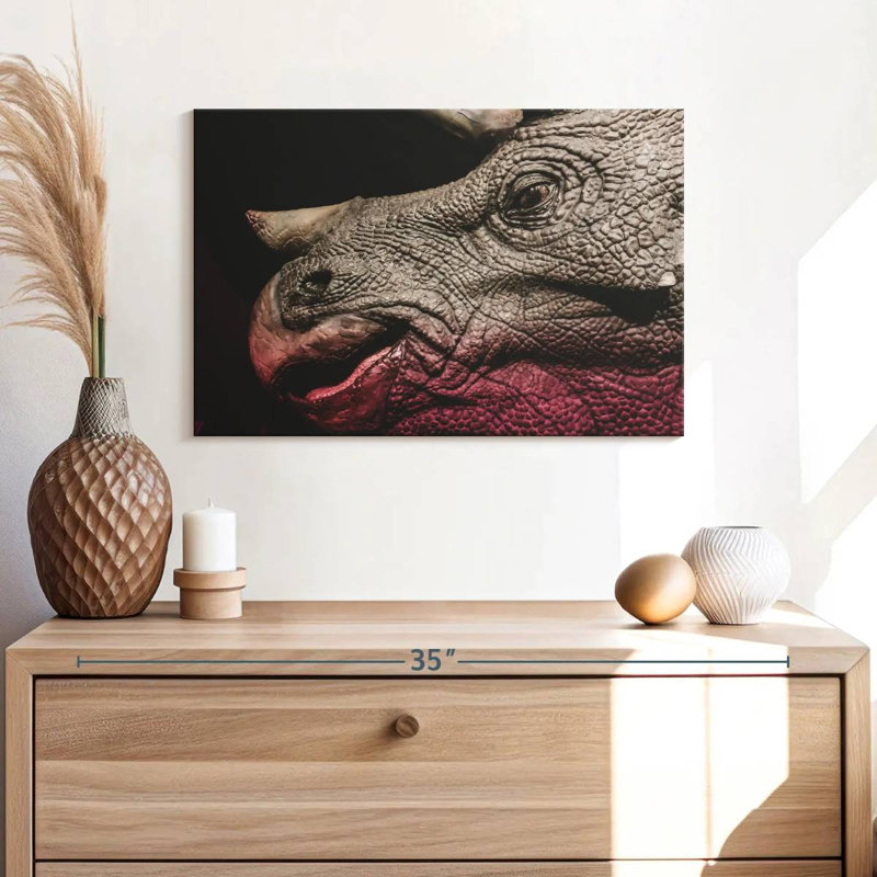 Portrait de dinosaure tricératops Brampt, H 8 po x l 12 po