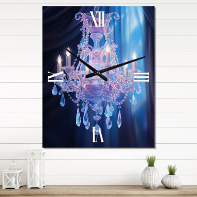 Horloge murale Chandelier Glamour II Glam