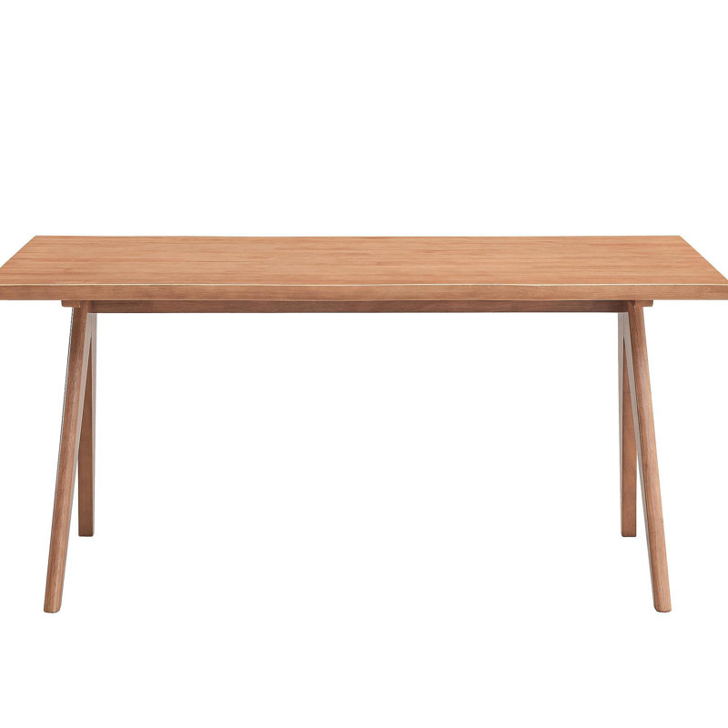 Velentina Rattan & Natural Finish Dining Table