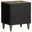 40cm W Metal Bedside Table