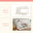 Twin Over Twin Bunk Bed With 4 Storage Drawers-278273057