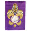 Drapeau de jardin 2 côtés tiger fleur de lis