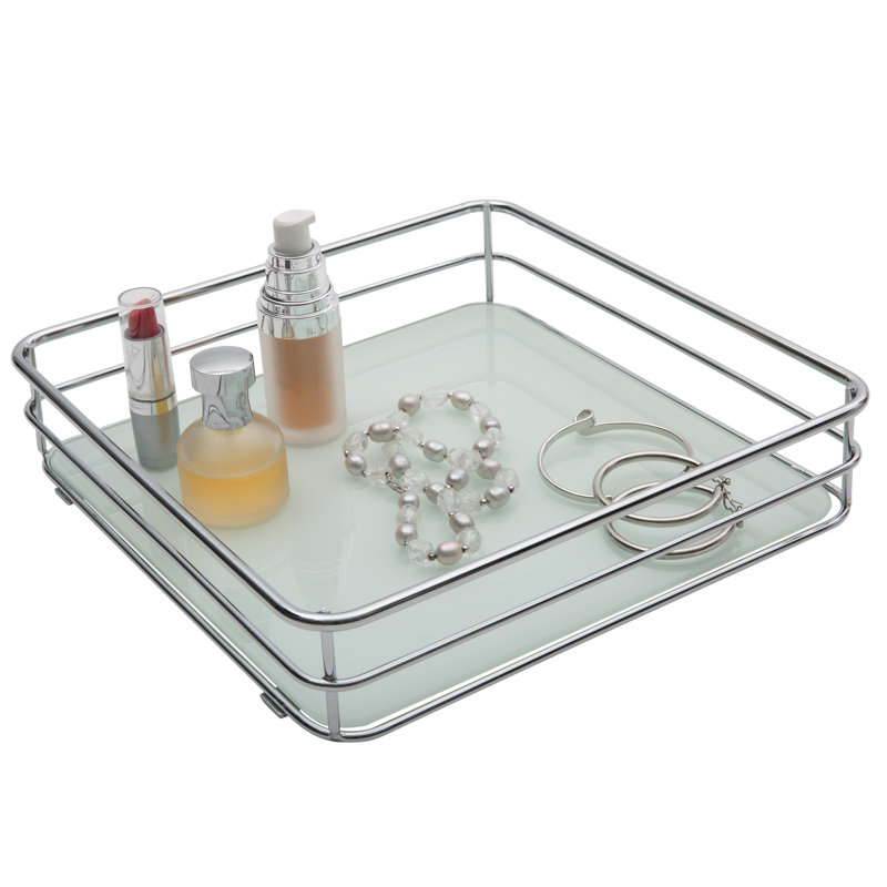 Plateau de coiffeuse Limoges, Chrome