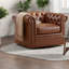 Fauteuil club pivotant Chesterfield