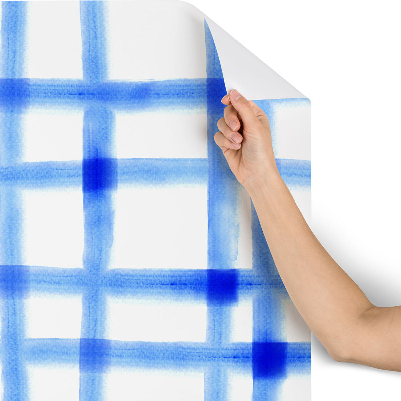 Madge Peel & Stick Fabric Geometric, 4'L x 24"W