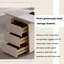 Italian Minimalist White Sintered Stone Office Desk-143495681