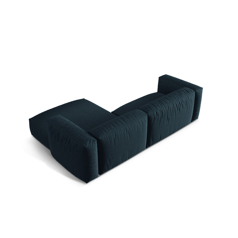 Carce 2 Seater Corner Sofa , Blue Jeans