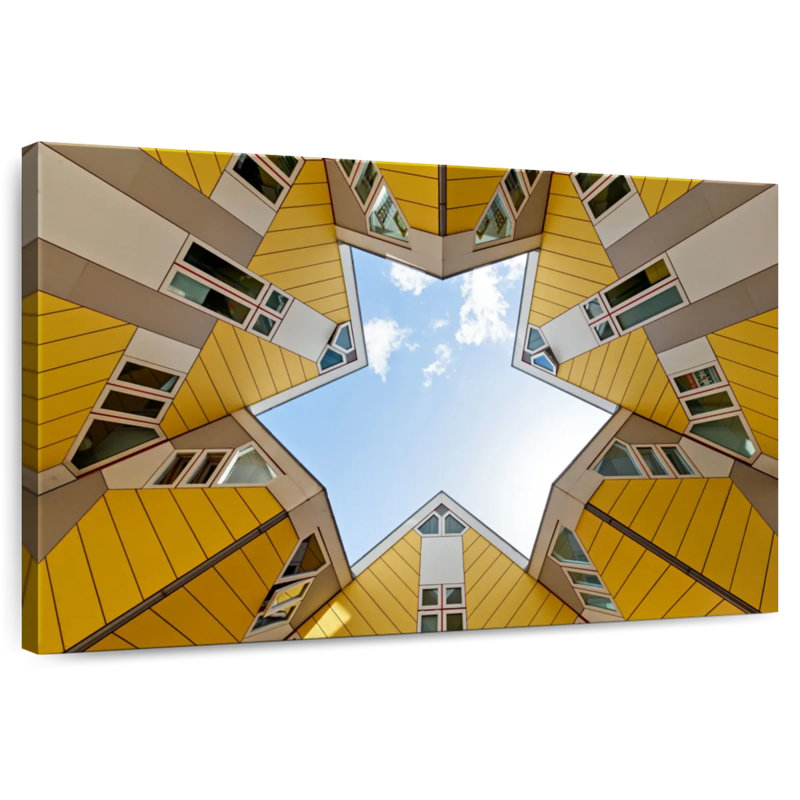 Rotterdam Cube Houses, 32" H x 48" W