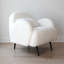 Cloud-arm Upholstered Boucle Accent Chair With Pillow