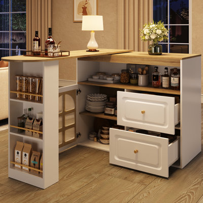138 cm Mini Bar Cabinet