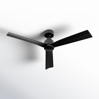 52" Smart Home Compatible 3 Blade Smart Ceiling Fan with Remote