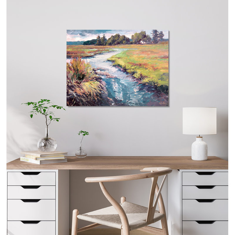 Coastal Colors Print by John Beard, 24" H x 30" W x 1" D, Wrapped Canvas