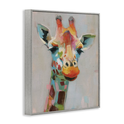 «Painterly Rainbow Giraffe», estampe numérique, conception de Svetlana Aleynikova