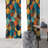 Colorful Maximalist Lined Window Curtains