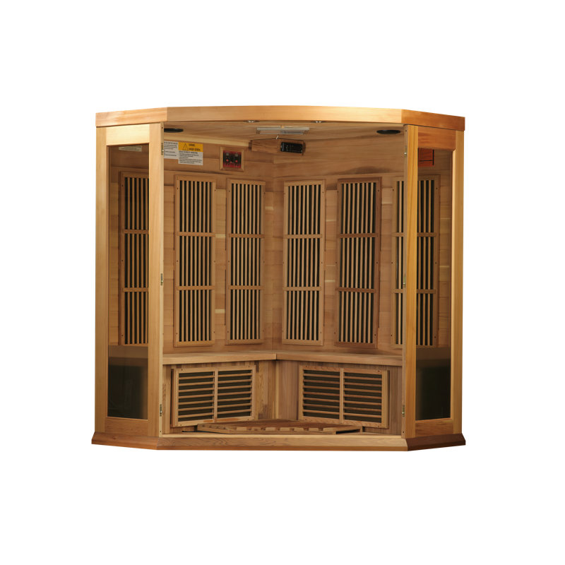 Dynamic Infrared 3 - Person FAR Infrared Sauna in Cedar