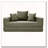 Boneless Convertible Sofa Couch Bed,Multi-Functional,Circular Bed,Adjustable Futon Sofa ,No Assembly Compressed Corduroy Floor Lounge Sofa For Apartment Office Bedroom Living Room-1659212738-1659212739