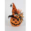 Lighted Pumpkin With Orange Hat
