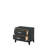 Haiden Weathered Black Finish Nightstand-337246437