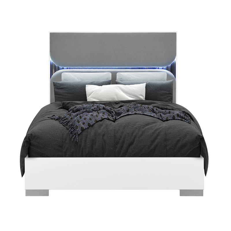 Sasha White Queen Bed, Queen