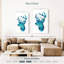 Cerf Brampt turquoise-108602366