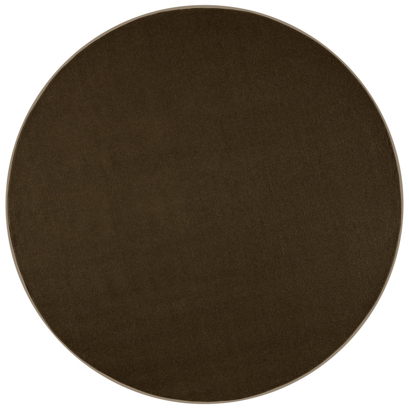 Nasty Tufted Brown Rug, Round 200cm