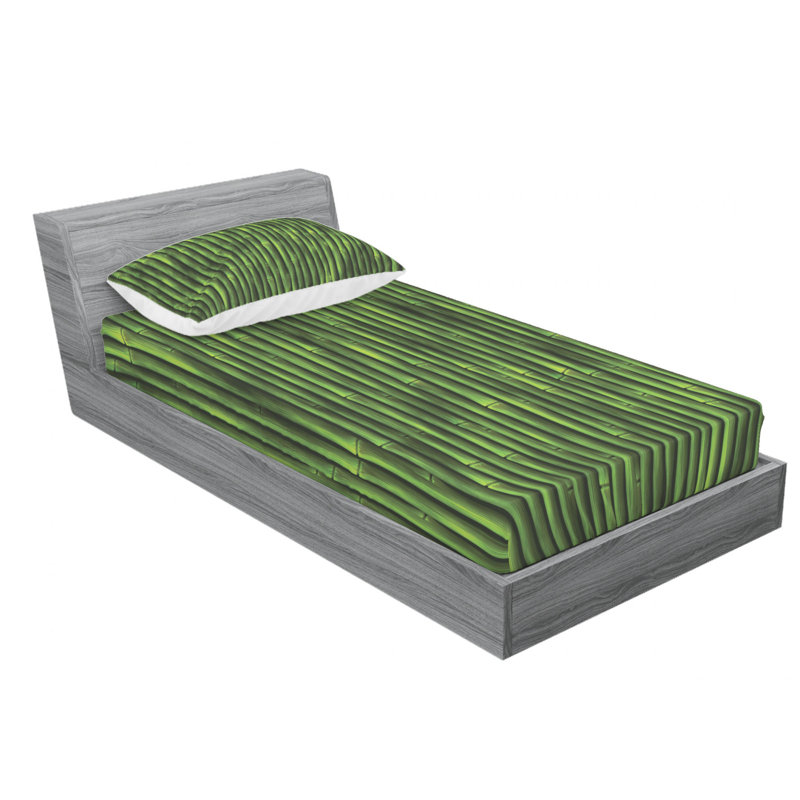 Microfiber Sheet Set, Twin Sheet Set with Fitted Sheet