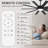Markku 60'' 10-Blade Ceiling Fan with Light and Remote,DC Motor, 6''/12'' Downrods,3 LED Colors-1899541907-1900476671