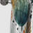 Teal Orange Scandinavia Floral Elegance - Abstract Curtain - Blackout Curtain - 1 Panels-653496119