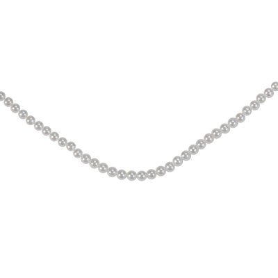 Guirlande de Noël perle blanche 15 '- non éclairée