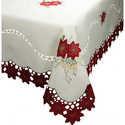 Jurvon Rectangle Christmas Polyester Table Topper