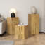 Ensemble de tables d'appoint style rétro naturel-1707322777