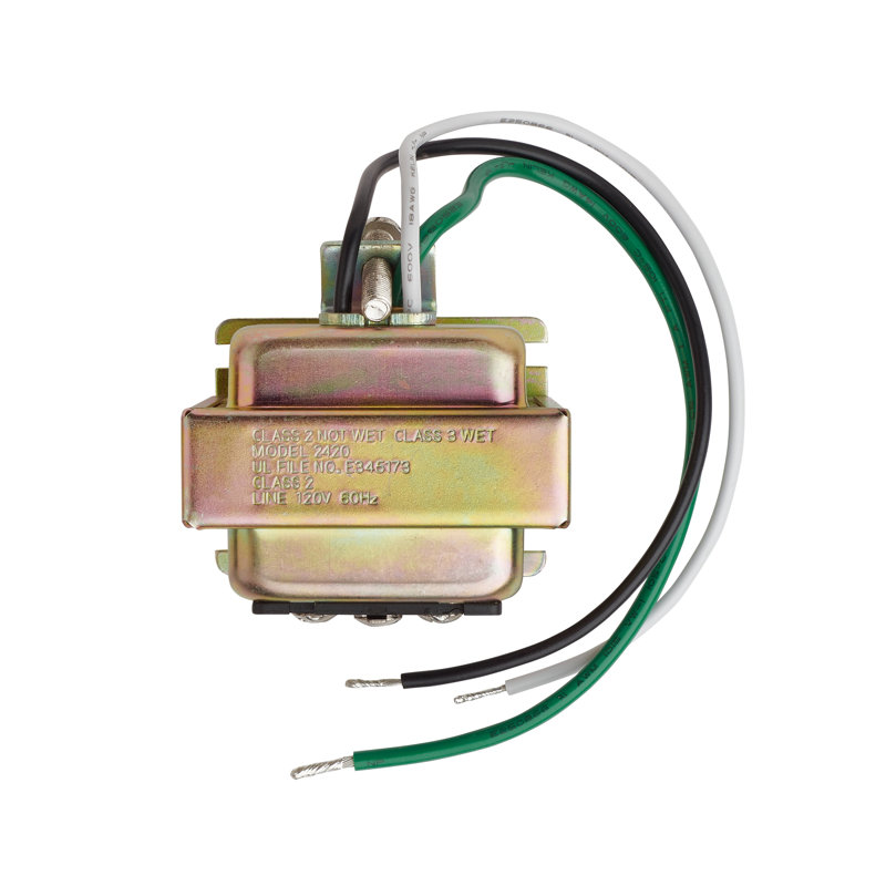 Compact Tri-Volt Doorbell Transformer for Smart Video Doorbells