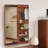 Wall Mounted Full Length Mirror, Full Body Mirror With Shelf, Full Body Mirror With Hook Wall Mounted Mirror With Multifunctional Design Panel(47.6*15.7In)-115297024