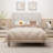 Modern Platform Bed Upholstered Bed Frame, Elegant Soft Bed With 12 Slats And High Backrest-2065574034-2054220304