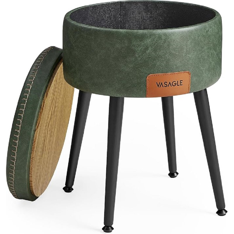 Prathersville Steel Accent Stool, Green
