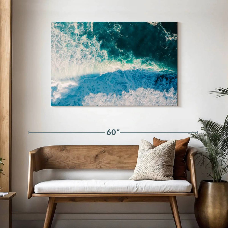 Gillard Sea Waves, H 30 po x l 45 po