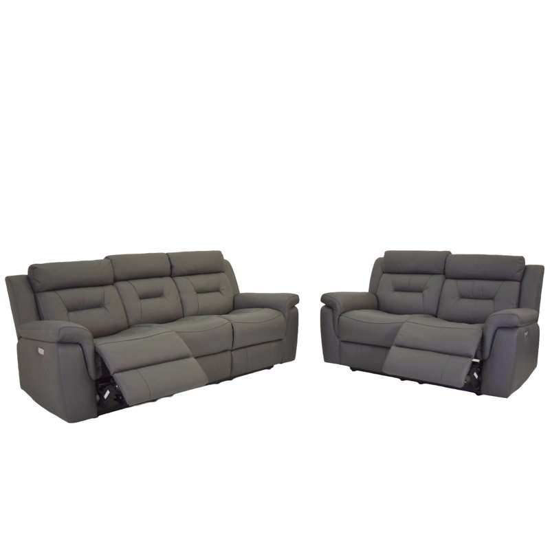 Demea 3+2 Genuine Leather Electric Recliner