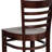 Ladder Back Wooden Restaurant Barstool-1909724206