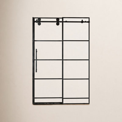 Elan 64" Frameless Sliding Shower Door