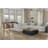 Waterfall Style End Table - Coffee Brown