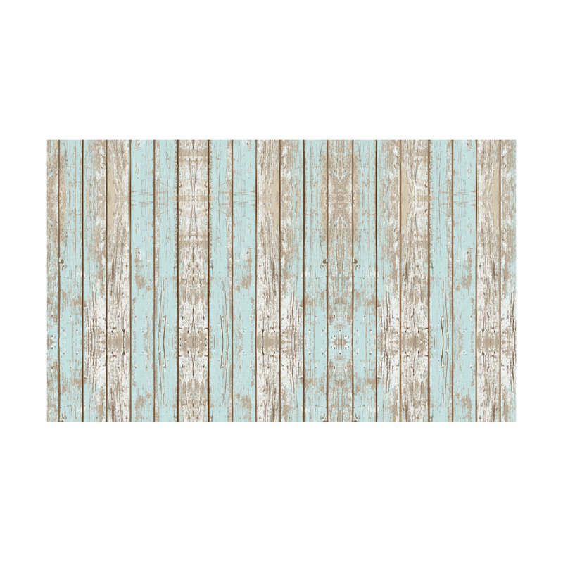 Davanti Vinyl Floor Mat - Wood Collection, Rectangle 3' x 5'