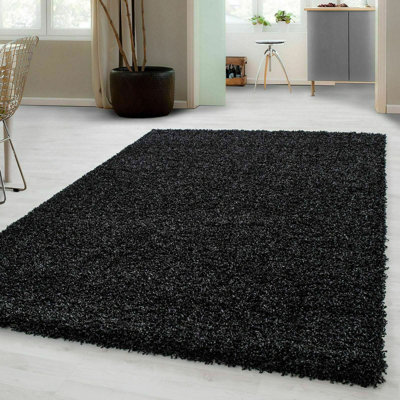 Aanuoluwa Solid Colour Shag 60cm X 110cm Indoor / Outdoor Area Rug